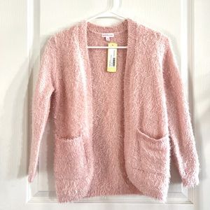 Design History Tee Feather Yarn Cardigan - Size M